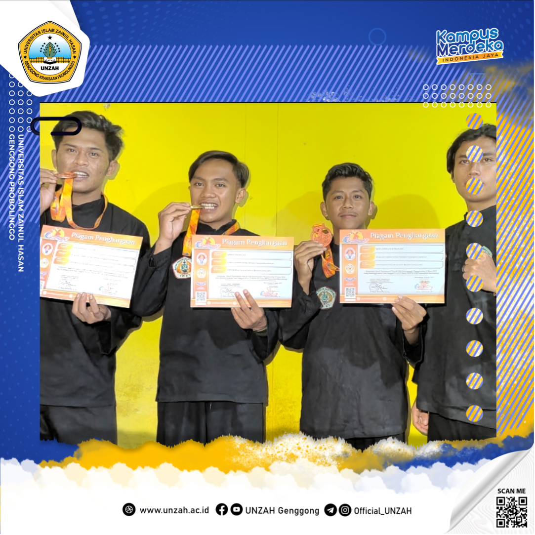 UNZAH Raih 3 Medali di Kejurnas Pencak Silat Banyuwangi Championship 2022