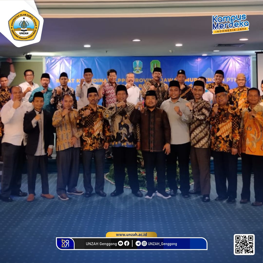 Rektor UNZAH Hadiri Rapat Perjanjian Beasiswa LPPD Prov. Jawa Timur 2022