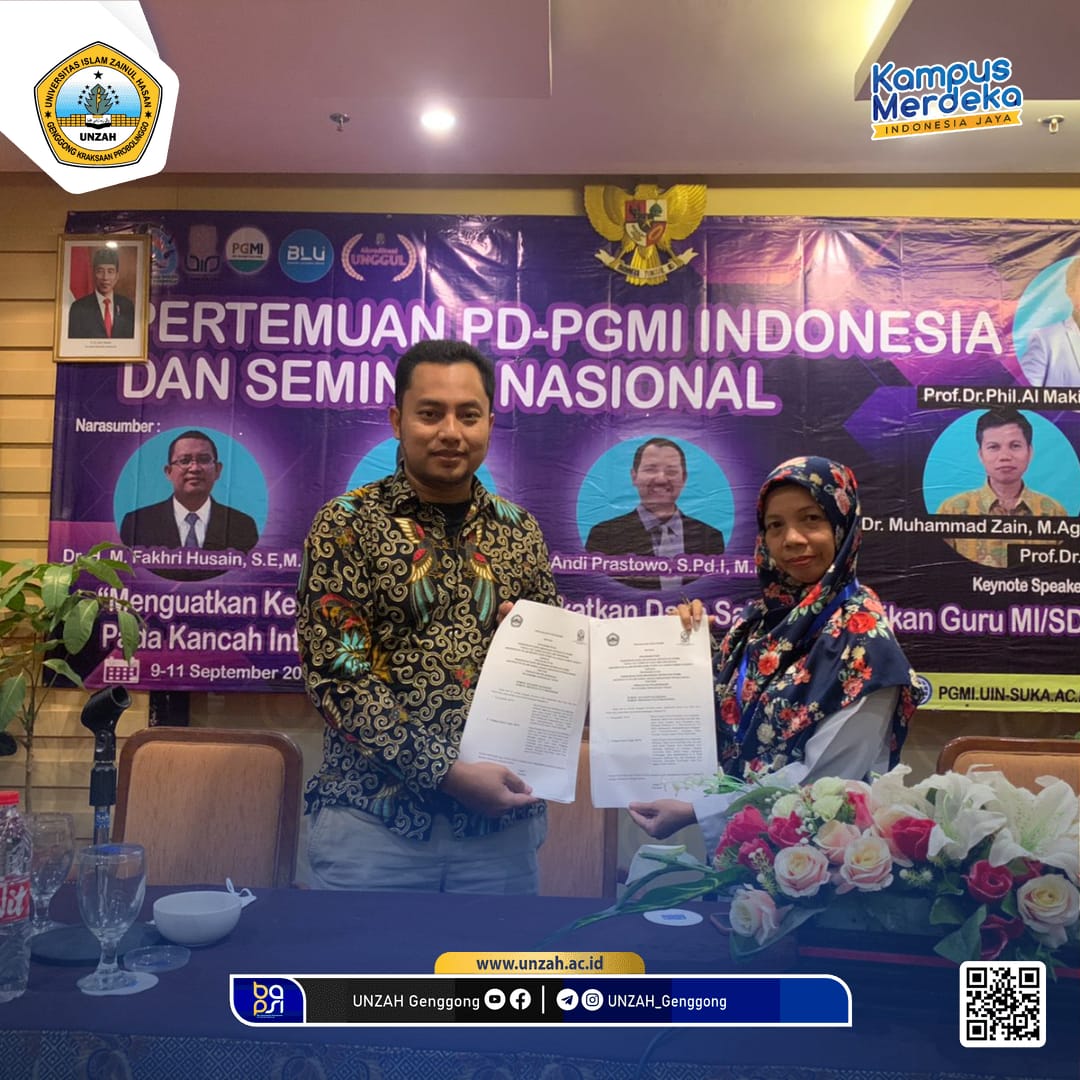 Warnai PD-PGMI Indonesia, PGMI UNZAH Teken Memorandum of Agreement