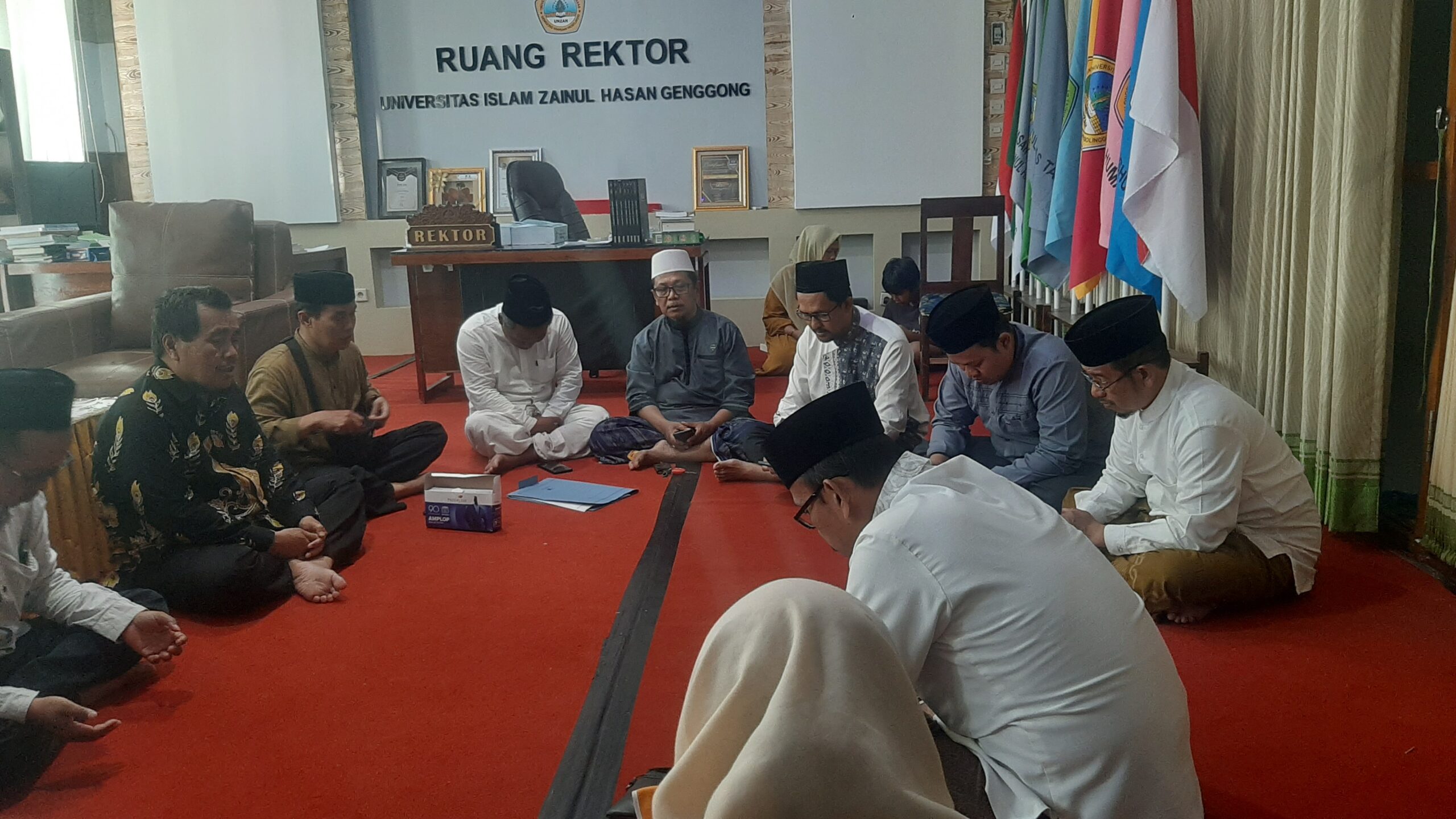 Rektor UNZAH Pimpin Rapat Tahap III Tanaszaha, Laporan Persiapan Halaqoh Pendidikan