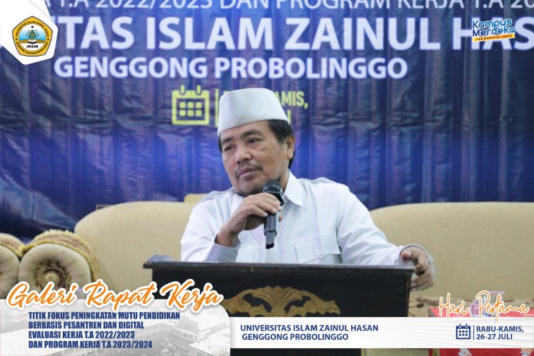 Rapat Kerja Universitas Islam Zainul Hasan Genggong Tahun 2023: Fokus pada Peningkatan Mutu Pendidikan Berbasis Pesantren dan Digital